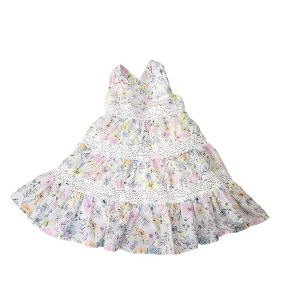 Tommy Bahama Other - Tommy Bahama White Floral Toddler Sundress Dress Size 12M